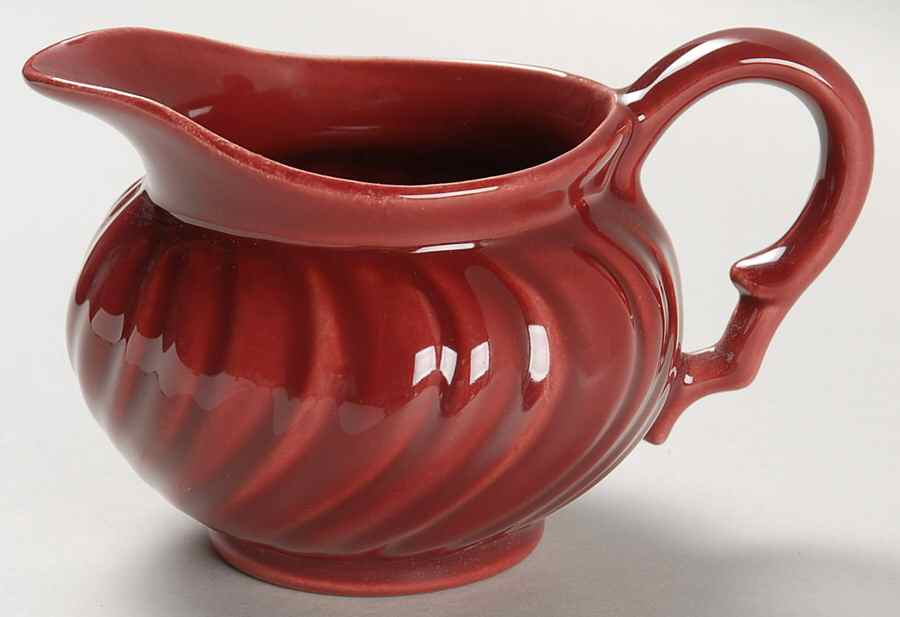 Coronado Burgundy Maroon (Glossy) Creamer by Franciscan-1