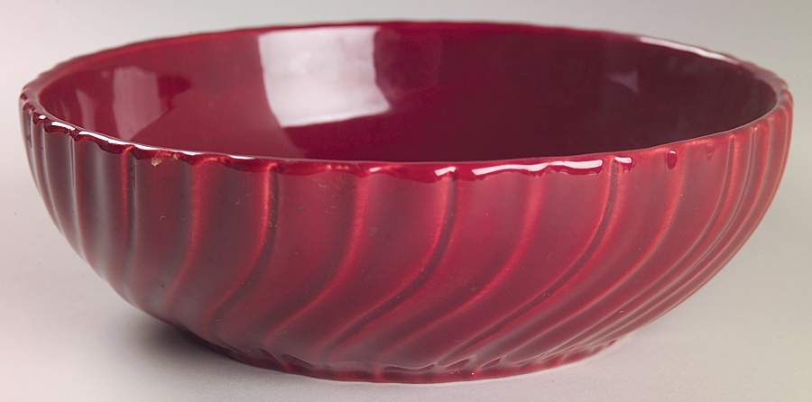 Coronado Burgundy Maroon (Glossy) 7" Round Vegetable Bowl by Franciscan-1