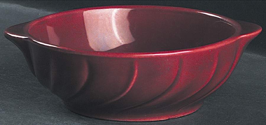 Coronado Burgundy Maroon (Glossy) Individual Casserole No Lid by Franciscan-1