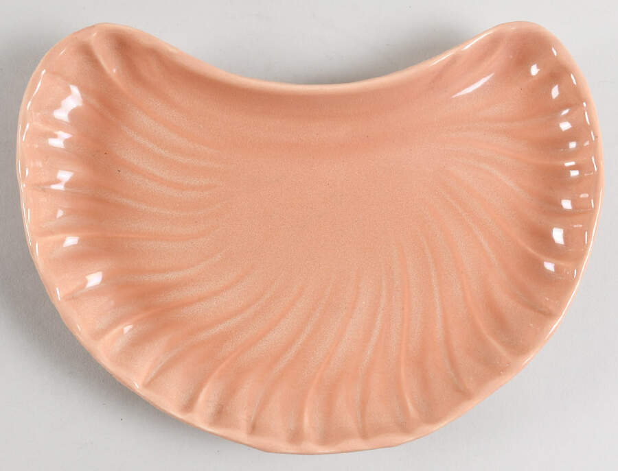 Coronado Coral Beige (Glossy) Crescent Salad Plate by Franciscan-1