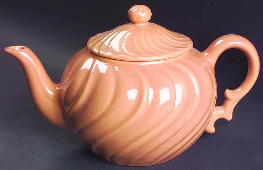 Coronado Coral Beige (Glossy) Teapot & Lid by Franciscan-1
