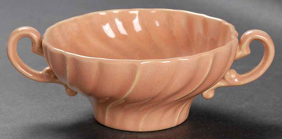 Coronado Coral Beige (Glossy) Flat Cream Soup Bowl by Franciscan-1