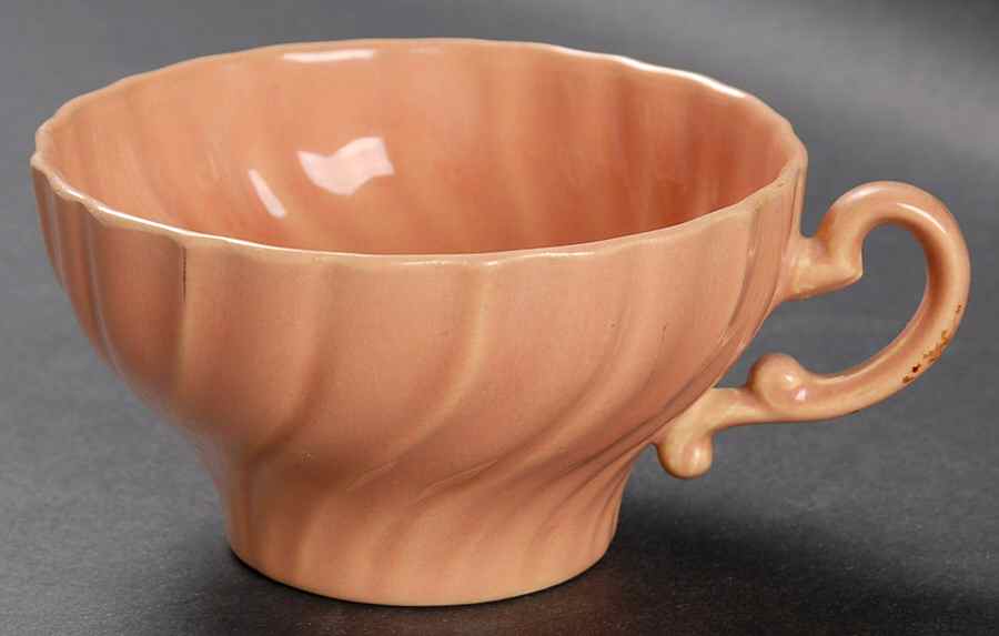Coronado Coral Beige (Glossy) Flat Cup by Franciscan-1