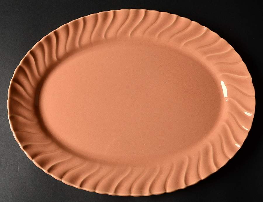 Coronado Coral Beige (Glossy) 15" Oval Serving Platter by Franciscan-1
