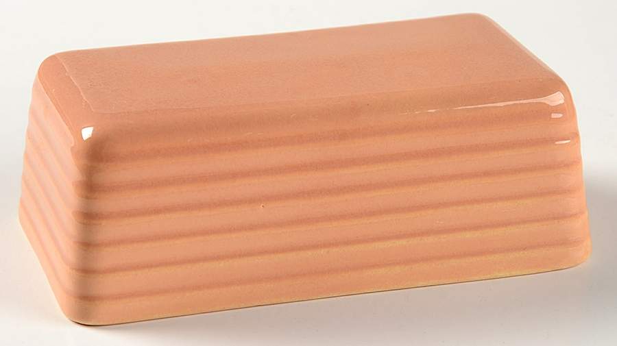 Coronado Coral Beige (Glossy) Lid for 1/4 Lb Butter by Franciscan-1