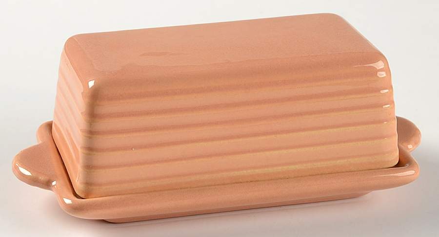 Coronado Coral Beige (Glossy) 1/4 Lb Covered Butter by Franciscan-1
