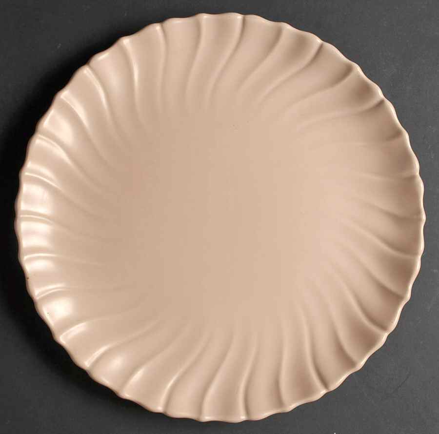 Coronado Coral Beige (Matte) 11" Chop Plate (Round Platter) by Franciscan-1