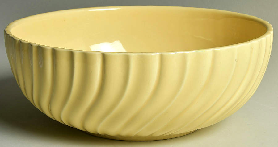 Coronado Yellow Glossy 10" Large Salad Serving Bowl by Franciscan-1