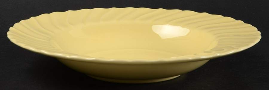 Coronado Yellow Glossy Rim Soup Bowl by Franciscan-1