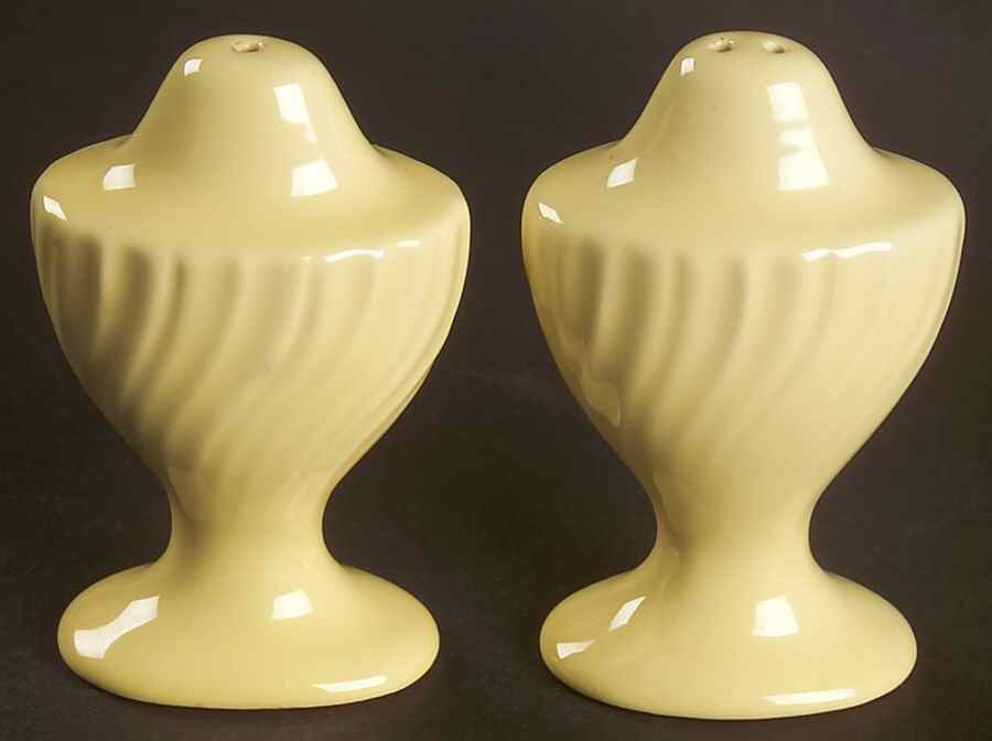 Coronado Yellow Glossy Salt & Pepper Set by Franciscan-1