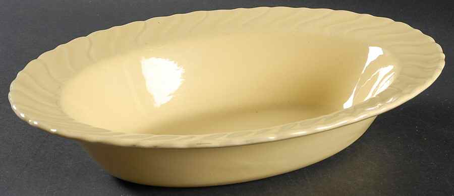 Coronado Yellow Glossy 10" Oval Vegetable Bowl by Franciscan-1