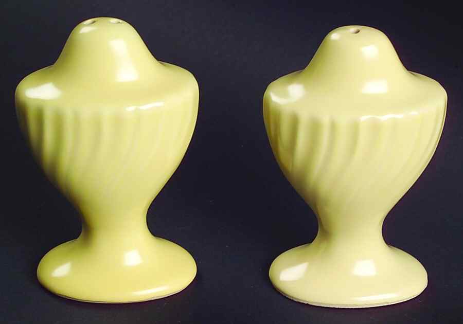Coronado Yellow Matte Salt & Pepper Set by Franciscan-1
