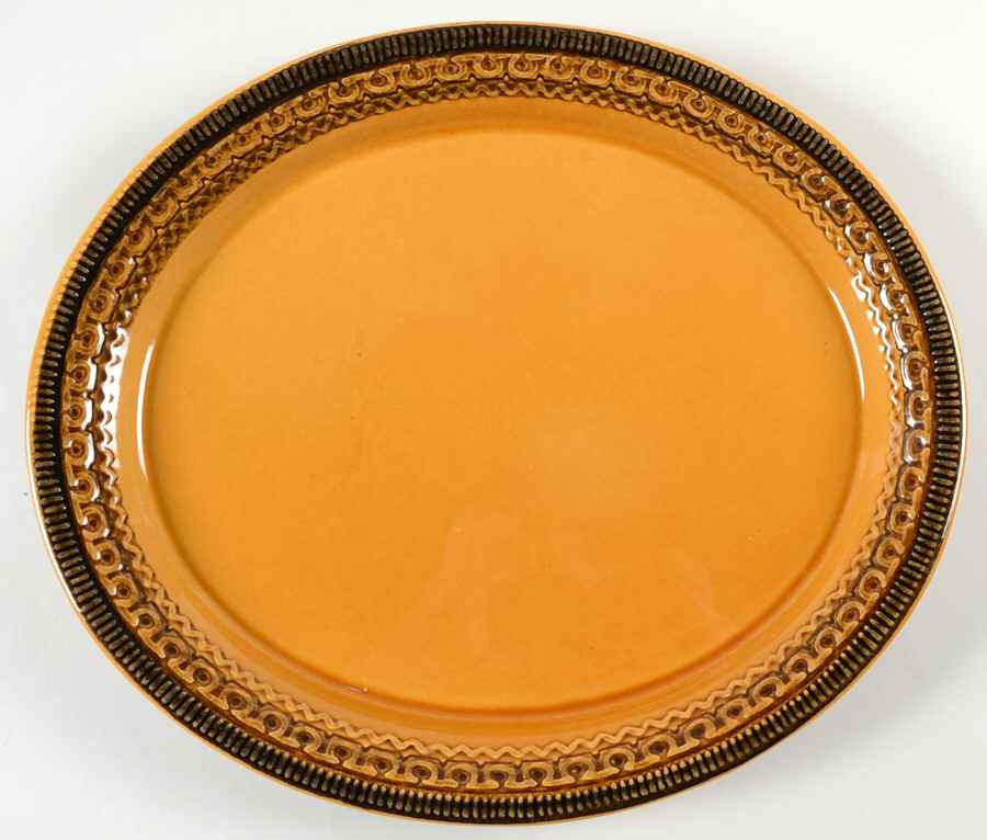 Creole 14" Oval Serving Platter by Franciscan-1