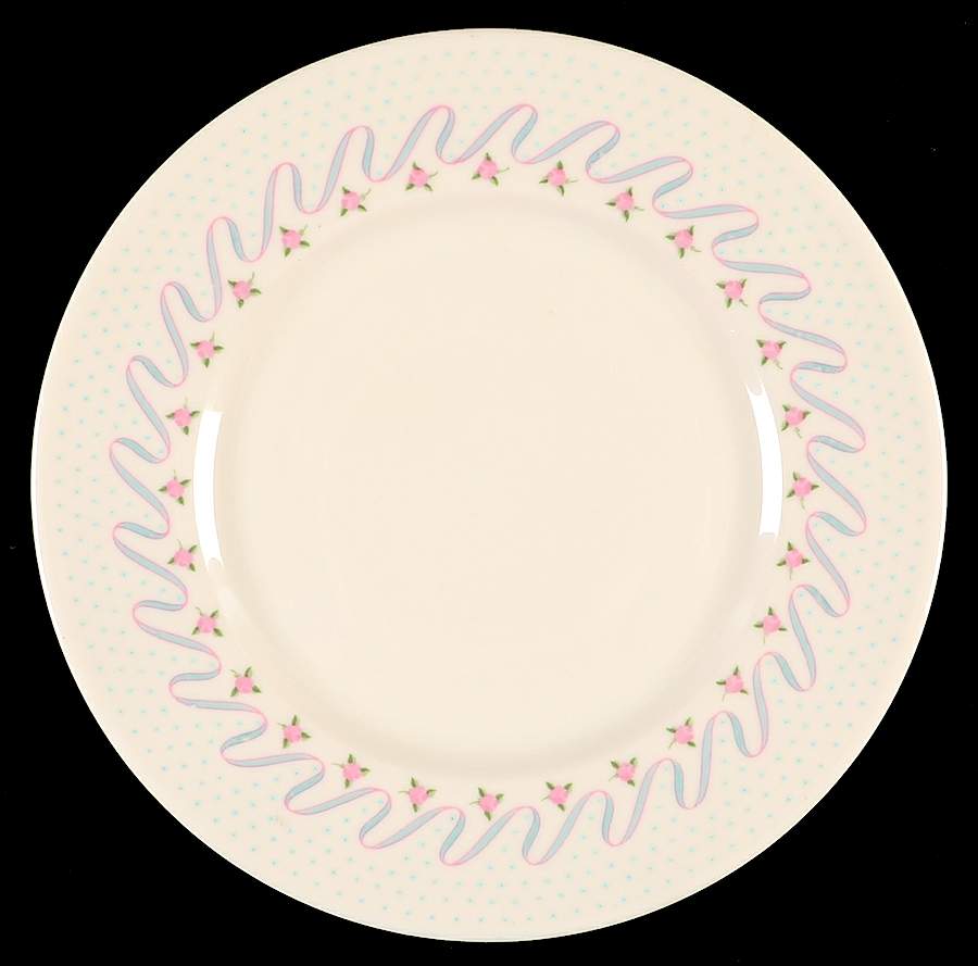 Crinoline (Pink & Blue) Salad Plate by Franciscan-1