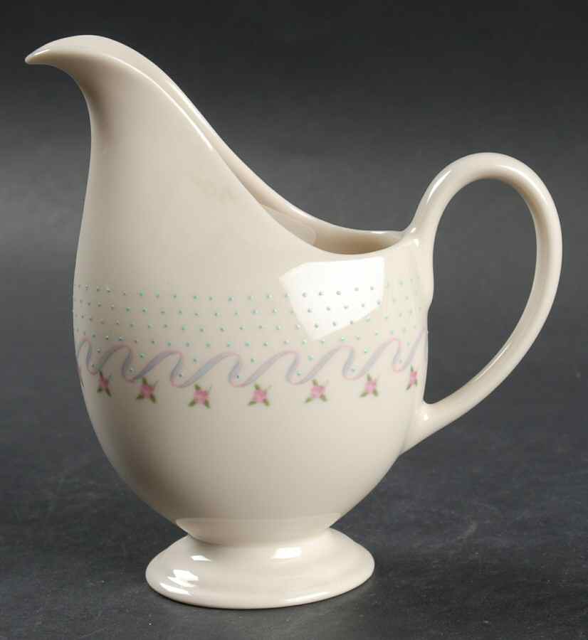 Crinoline (Pink & Blue) Creamer by Franciscan-1