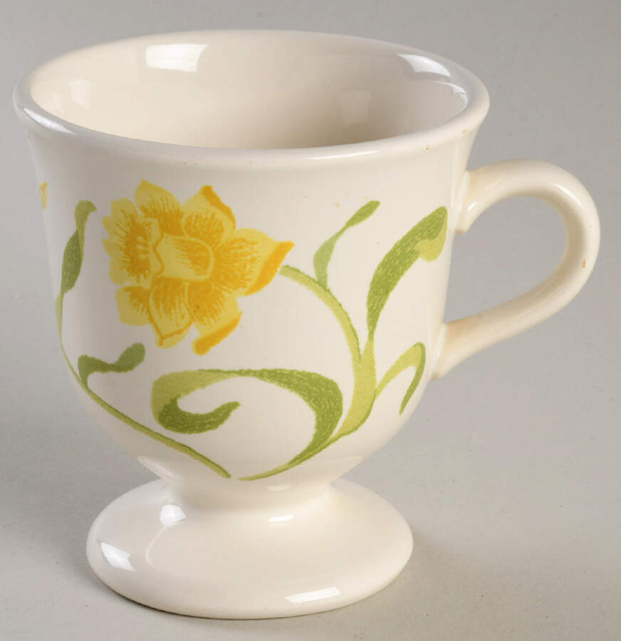 Daffodil (Greenhouse) Footed Cup by Franciscan-1