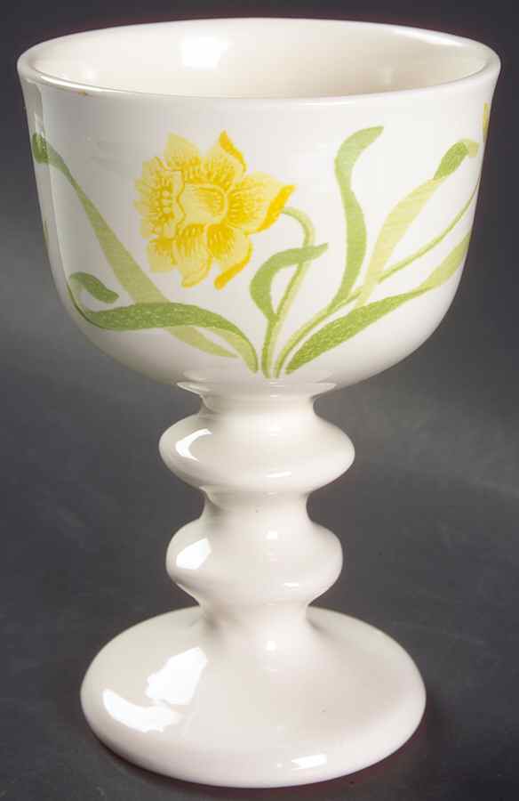 Daffodil (Greenhouse) China Goblet by Franciscan-1