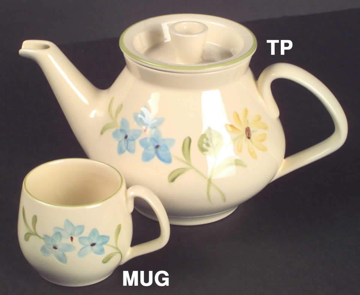 Daisy Teapot & Lid by Franciscan-1