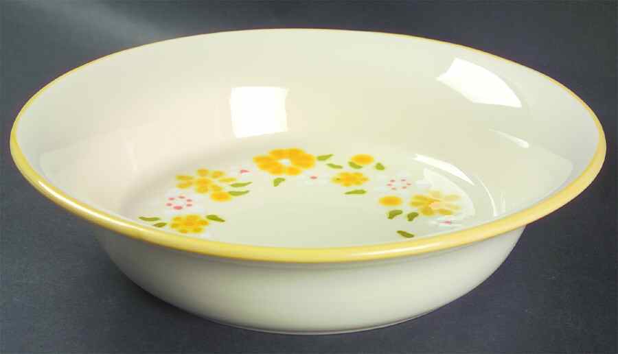 Daisy Wreath 9" Round Vegetable Bowl by Franciscan-1