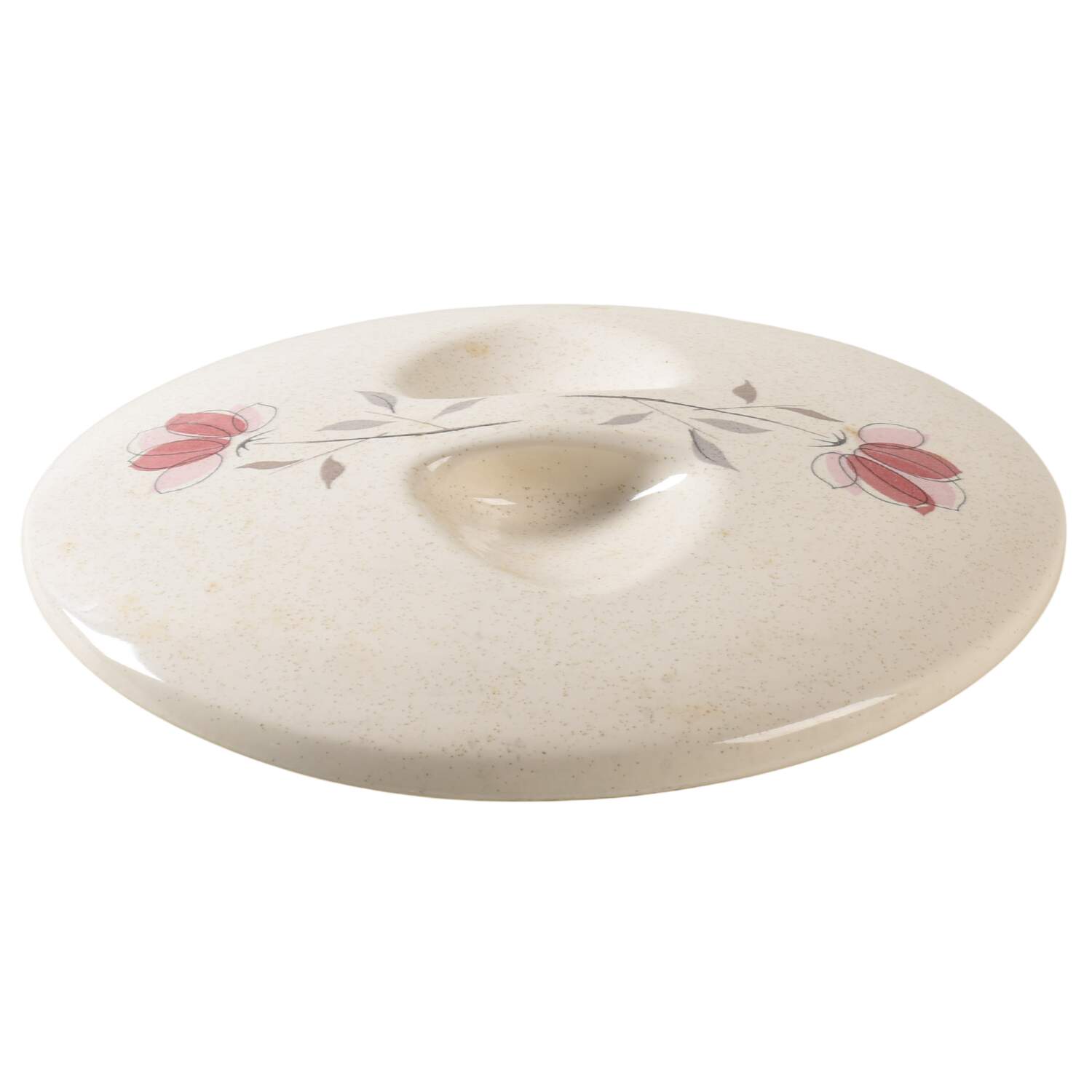 Duet Lid for Round Covered Divided Vegetable by Franciscan-1