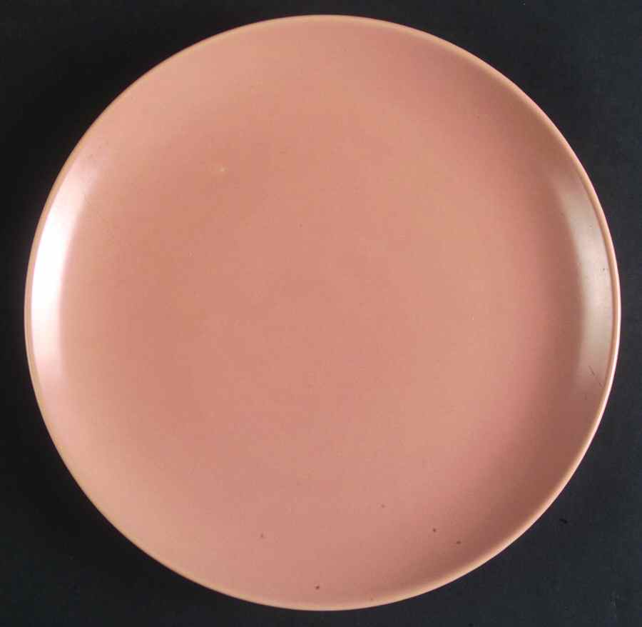 Duo Tone Coral (Pink) Luncheon Plate by Franciscan-1