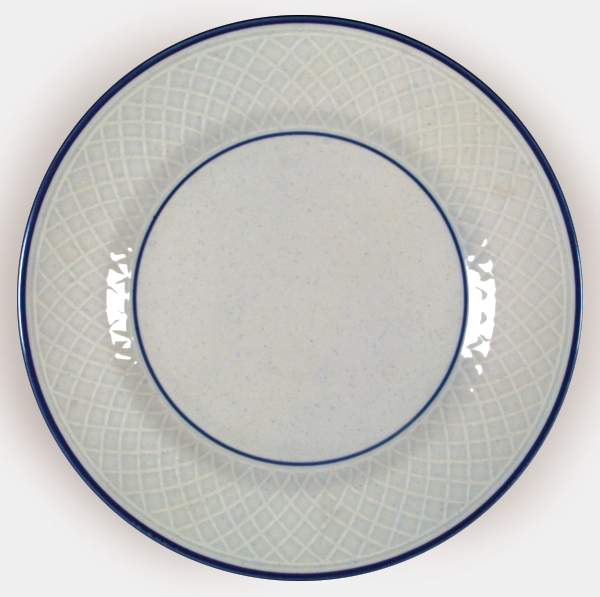 Dutch Weave Blue Dinner Plate by Franciscan-1