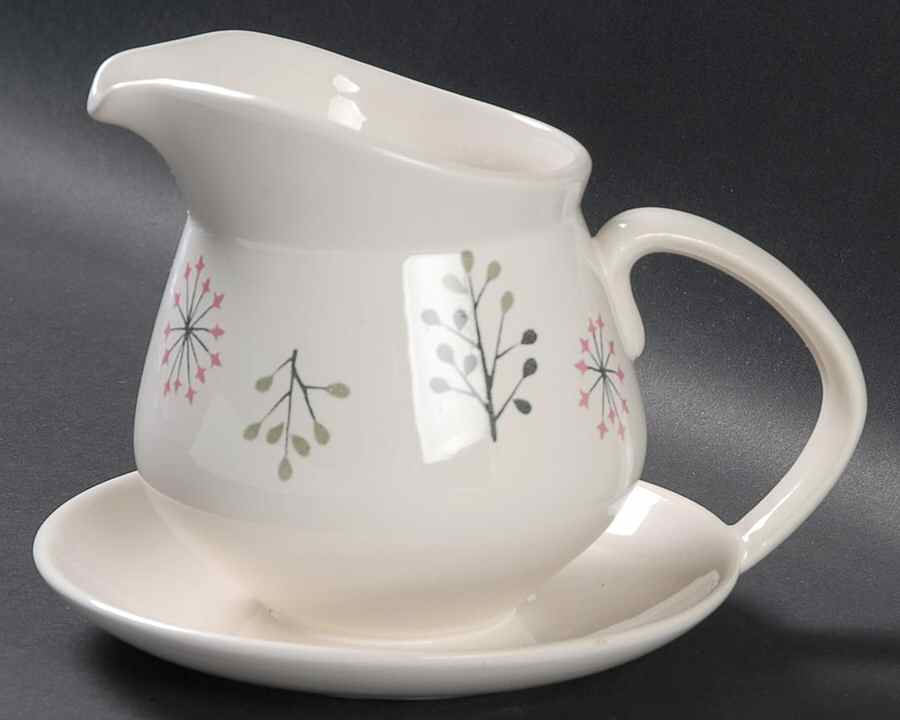 Echo Gravy Boat with Attached Underplate by Franciscan-1
