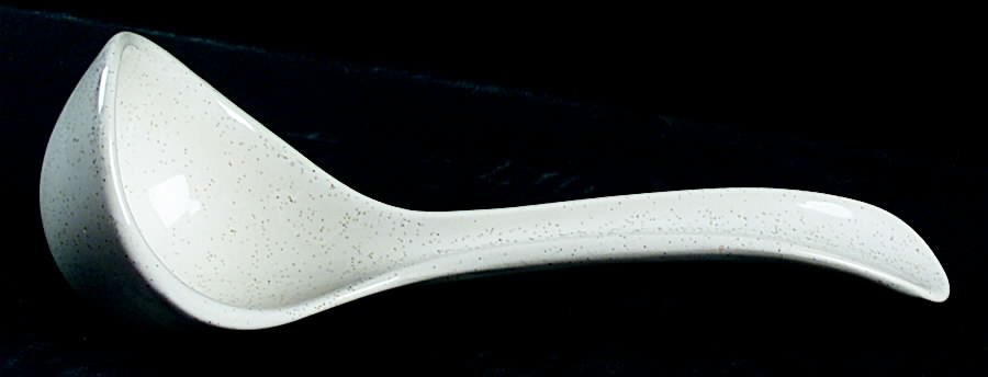 Eclipse White Gravy Ladle Solid Piece by Franciscan-1