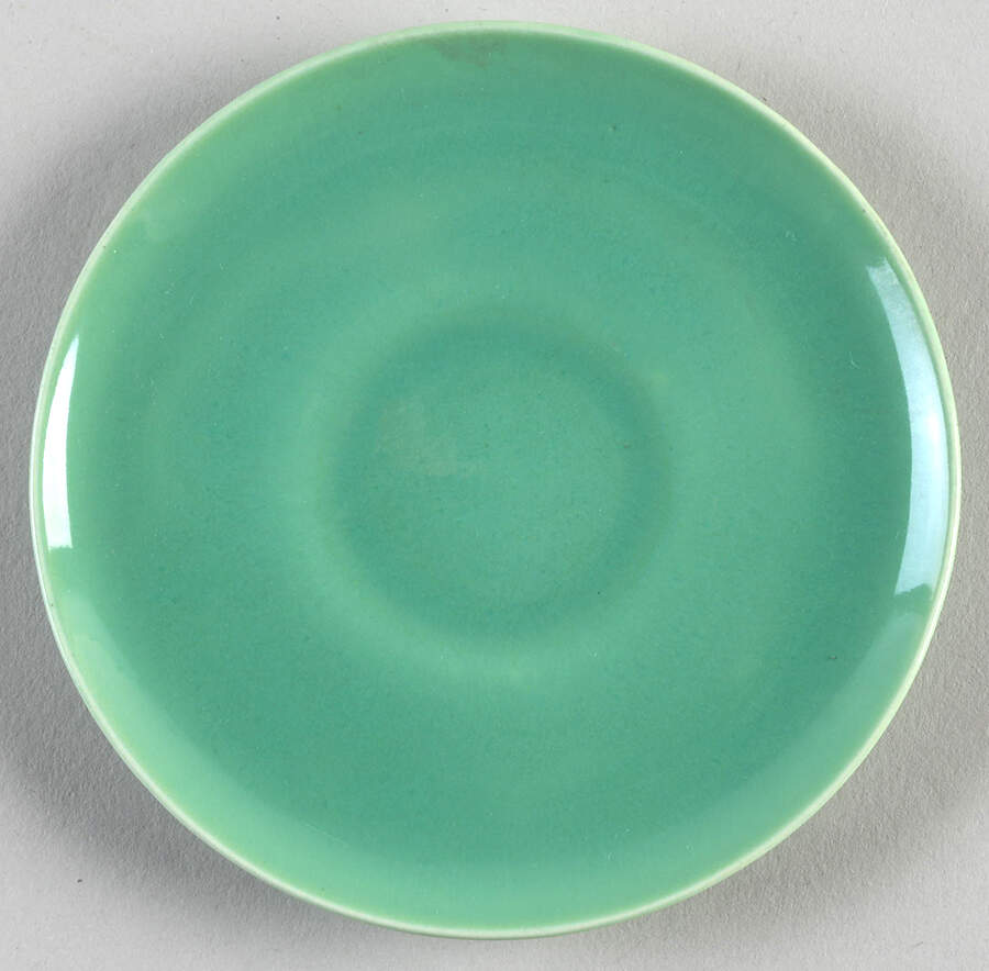 El Patio Apple Green (Glossy) Saucer for Demitasse Cup by Franciscan-1
