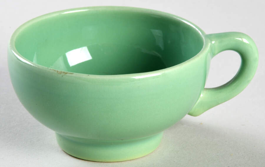 El Patio Apple Green (Glossy) Footed Demitasse Cup by Franciscan-1