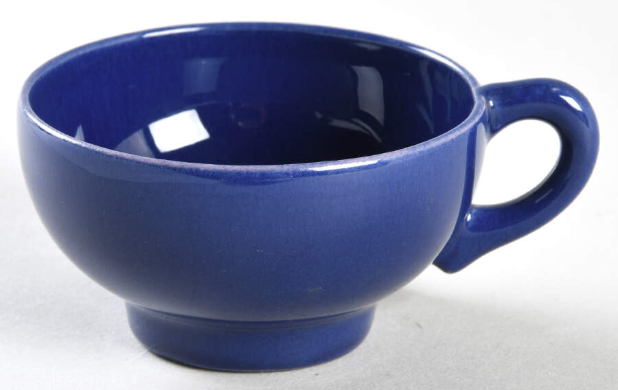 El Patio Cobalt Blue (Glossy) Footed Demitasse Cup by Franciscan-1