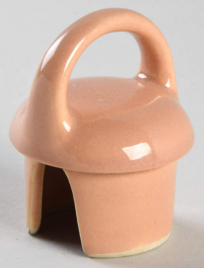 El Patio Coral (Glossy) Lid for Large Syrup by Franciscan-1