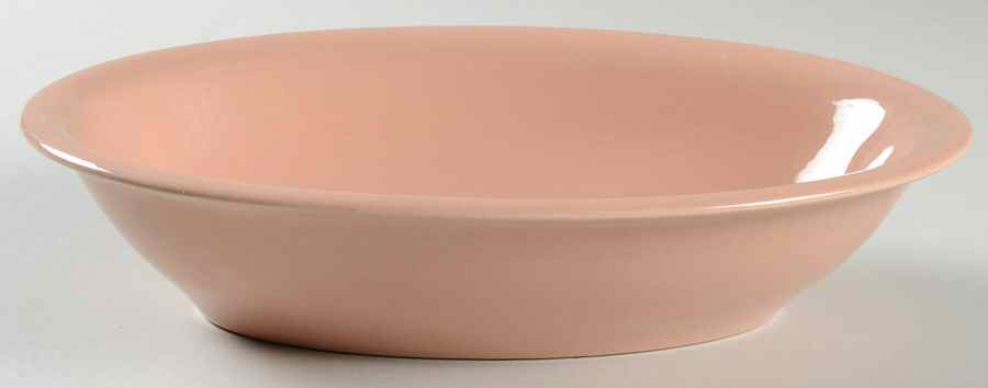 El Patio Coral (Glossy) 9" Oval Vegetable Bowl by Franciscan-1