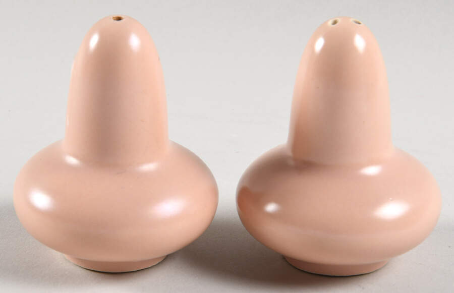 El Patio Coral (Matte) Salt & Pepper Set by Franciscan-1
