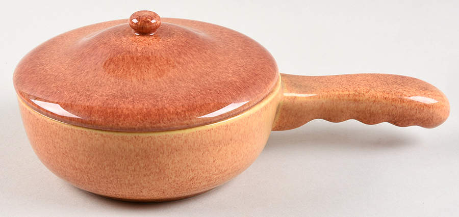 El Patio Golden Glow (Glossy) Individual Casserole & Lid by Franciscan-1