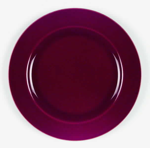 El Patio Maroon (Glossy) Dinner Plate by Franciscan-1