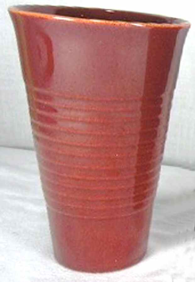 El Patio Maroon (Glossy) Tall China Tumbler by Franciscan-1