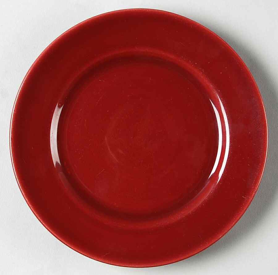 El Patio Maroon (Glossy) Bread & Butter Plate by Franciscan-1