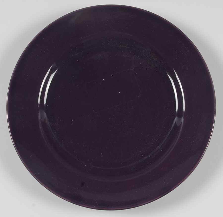 El Patio Purple (Eggplant, Glossy) Salad Plate by Franciscan-1