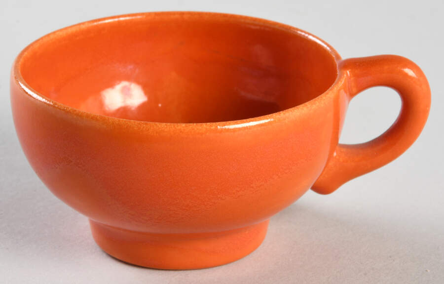 El Patio Red (Glossy) Footed Demitasse Cup by Franciscan-1