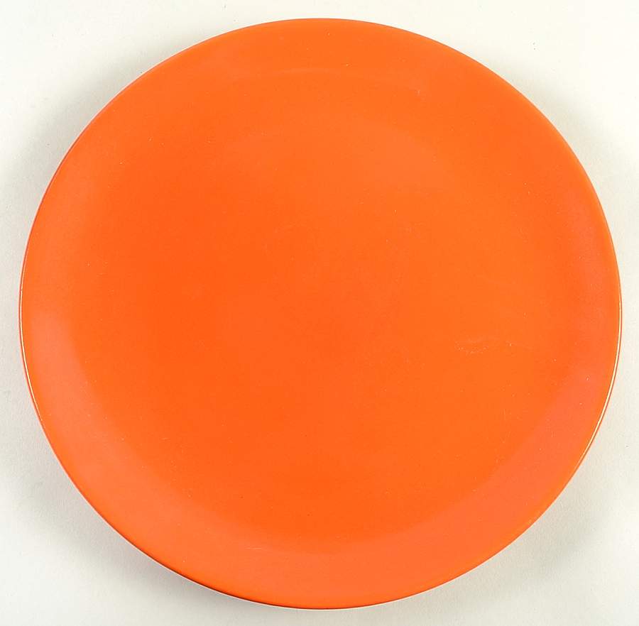 El Patio Red (Glossy) 11" Chop Plate (Round Platter) by Franciscan-1
