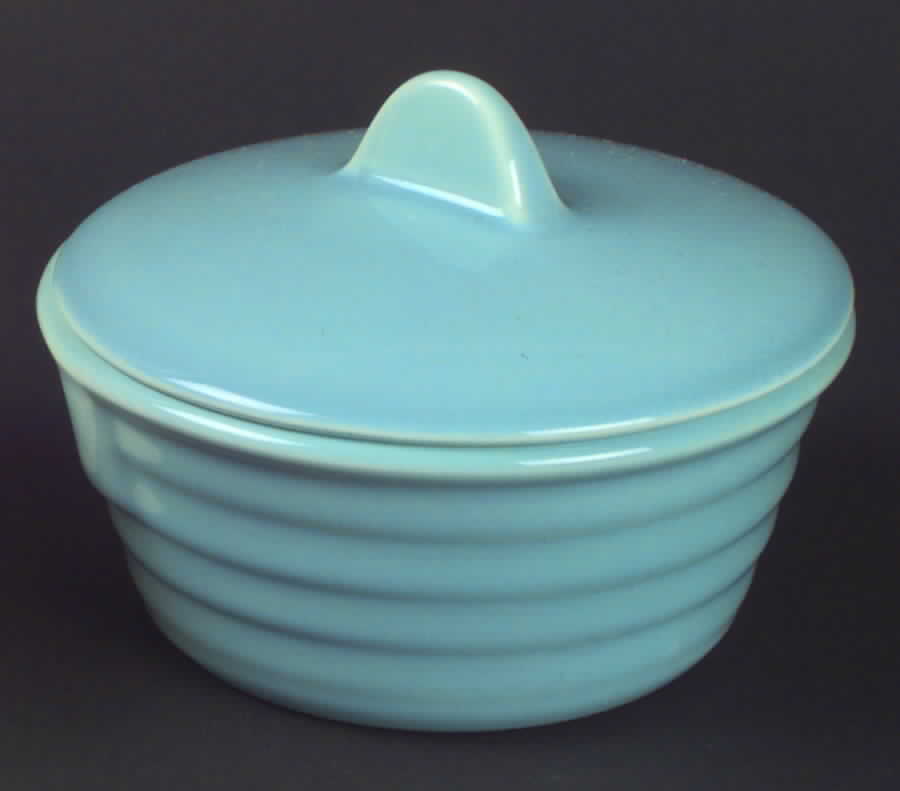 El Patio Turquoise (Glossy) Individual Casserole & Lid by Franciscan-1