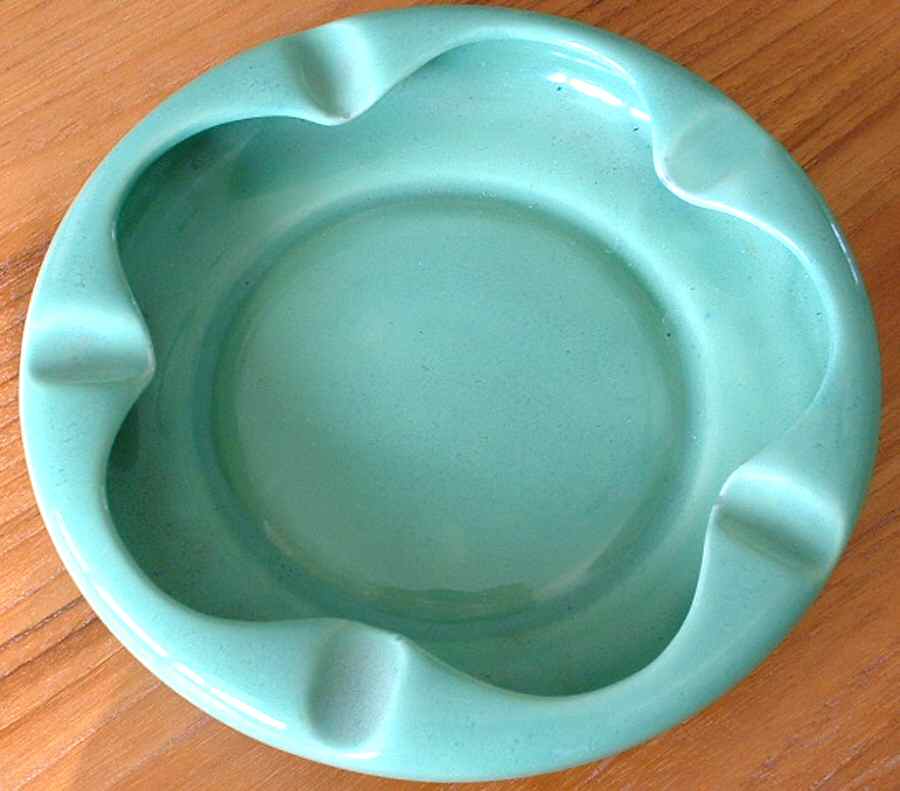 El Patio Turquoise (Glossy) Large Ashtray by Franciscan-1
