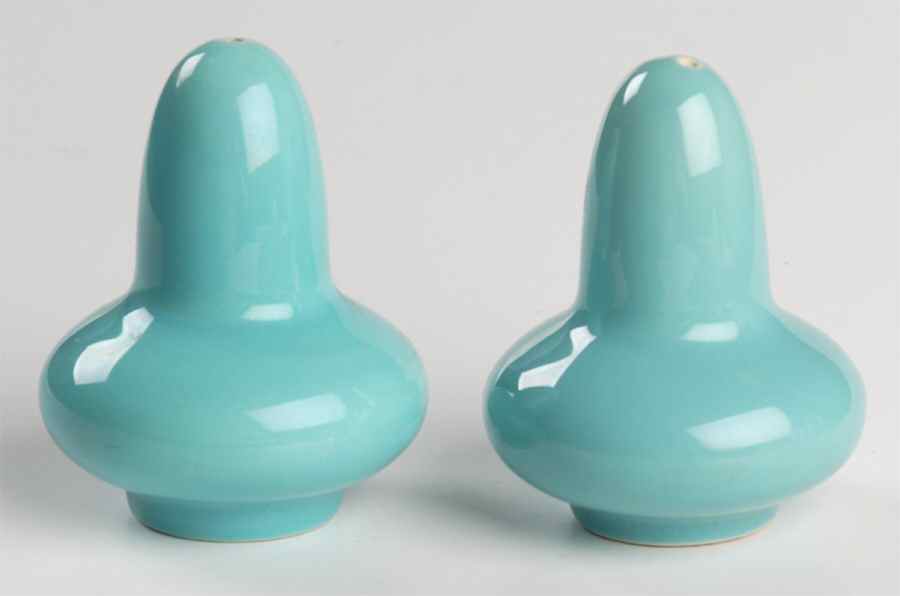 El Patio Turquoise (Glossy) Salt & Pepper Set by Franciscan-1