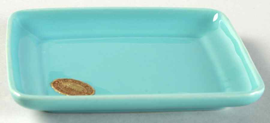 El Patio Turquoise (Glossy) 5" Rectangular Tray by Franciscan-1
