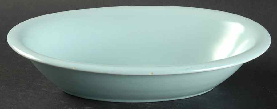 El Patio Turquoise (Matte) 9" Oval Vegetable Bowl by Franciscan-1