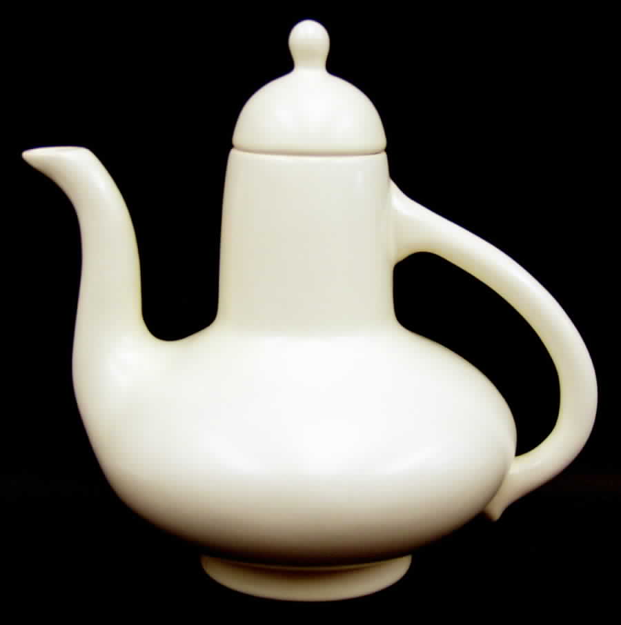 El Patio White (Matte) Coffee Pot & Lid by Franciscan-1