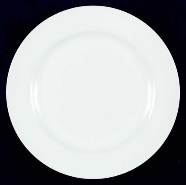 El Patio White (Matte) Dinner Plate by Franciscan-1