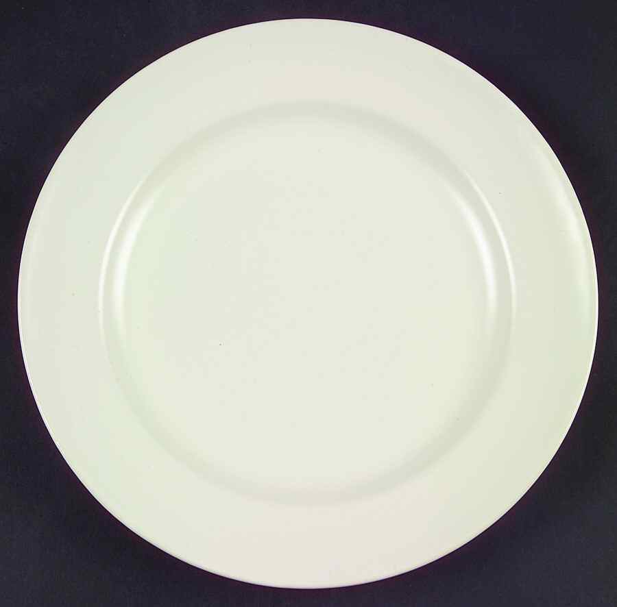 El Patio White (Matte) Luncheon Plate by Franciscan-1