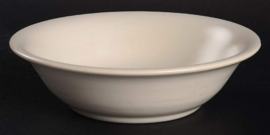 El Patio White (Matte) Coupe Cereal Bowl by Franciscan-1